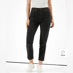 NWT American Eagle High Rise Corduroy Mom Straight Jean